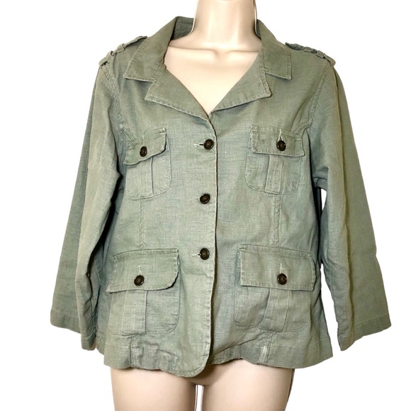 Military Style Spring Jacket Size M - Picture 2 of 10